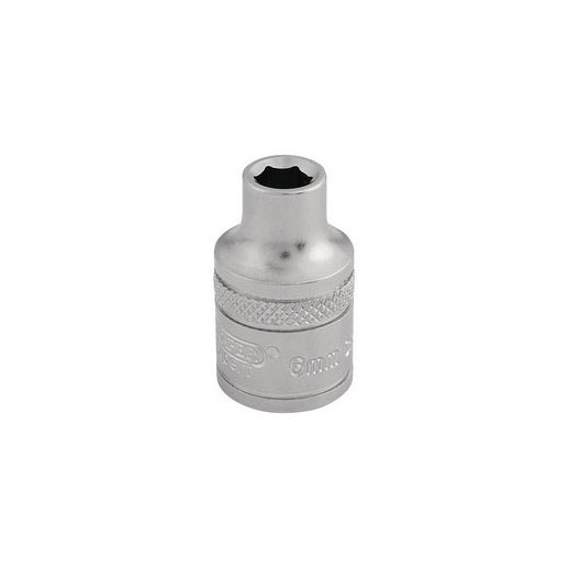 6MM 6PT SOCKET 3/8 DR-PCKD